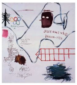 Peinture sur toile de Jm Basquiat Big Snow - 1984 reproduction peinte à la main