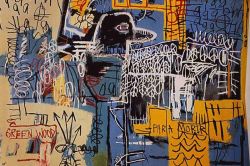 Peinture sur toile de Jm Basquiat Bird On Money 1981 reproduction peinte à la main