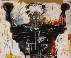 Peinture sur toile de Jm Basquiat Boxer 1982 reproduction peinte à la main