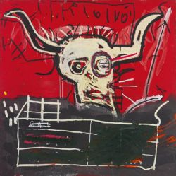 Peinture sur toile de Jm Basquiat Cabra 1982 reproduction peinte à la main