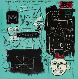Peinture sur toile de Jm Basquiat Equal Pi reproduction peinte à la main