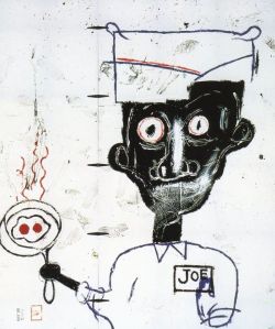 Peinture sur toile de Jm Basquiat Eyes And Eggs 1983 reproduction peinte à la main