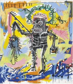 Peinture sur toile de Jm Basquiat Fishing 1981 reproduction peinte à la main