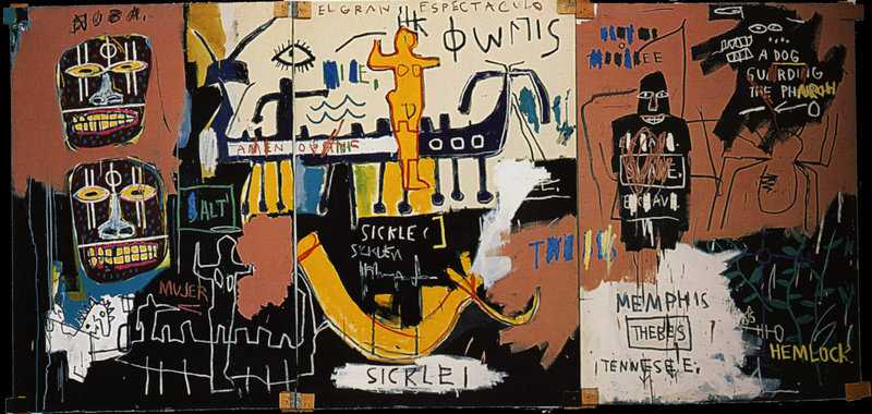 Jm Basquiat History Of The Black People - 1983