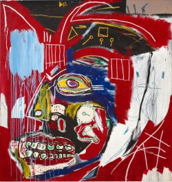 Peinture sur toile de Jm Basquiat In This Case reproduction peinte à la main