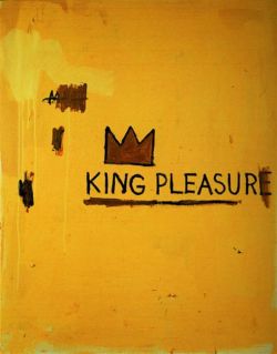 Peinture sur toile de Jm Basquiat King Pleasure reproduction peinte à la main