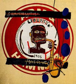 Peinture sur toile de Jm Basquiat Liberty reproduction peinte à la main