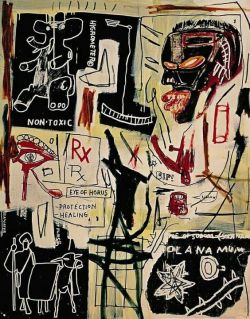 Peinture sur toile de Jm Basquiat Melting Point Of Ice reproduction peinte à la main