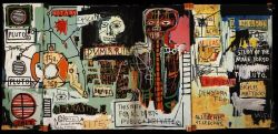 Peinture sur toile de Jm Basquiat Notary 1981 - Original reproduction peinte à la main