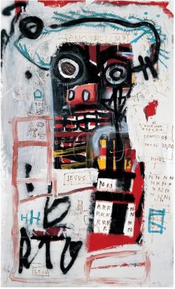 Peinture sur toile de Jm Basquiat Number 1 reproduction peinte à la main