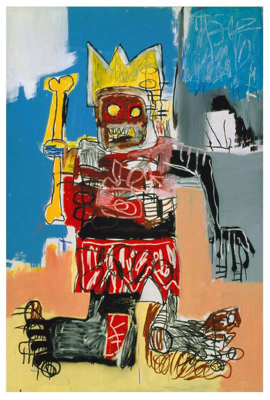 Jm Basquiat Red Robot - Untitled 1982 - 2