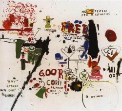Peinture sur toile de Jm Basquiat To Be Titled reproduction peinte à la main