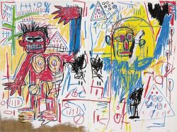 Peinture sur toile de Jm Basquiat Untitled 1982 reproduction peinte à la main