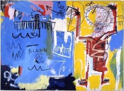 Peinture sur toile de Jm Basquiat Untitled 1982 - 4 reproduction peinte à la main