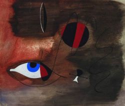 Peinture sur toile de Joan Miro Apparizione 1935 reproduction peinte à la main