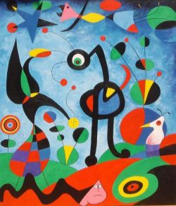 Peinture sur toile de Joan Miro El Jardin 1925 reproduction peinte à la main
