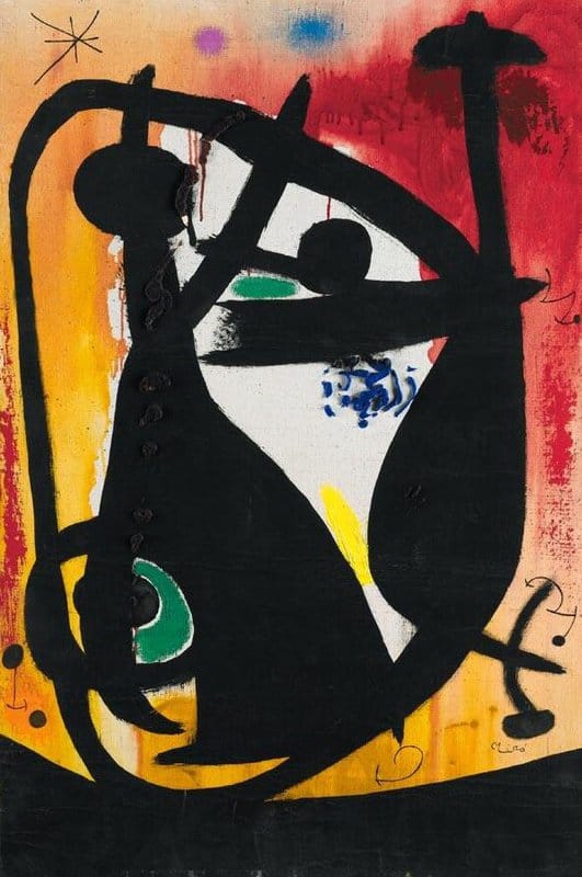 Joan Miro Femme Oiseaux Etoile 1 - 1967