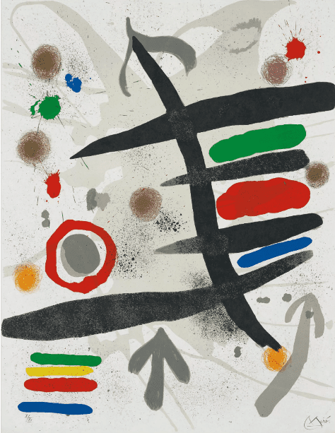 Joan Miro Les Perseides - One Plate 1970