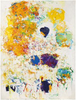 Peinture sur toile de Joan Mitchell Blueberry 1969 reproduction peinte à la main