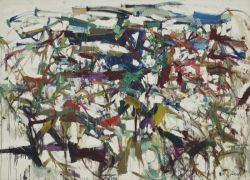 Peinture sur toile de Joan Mitchell Ladybug reproduction peinte à la main