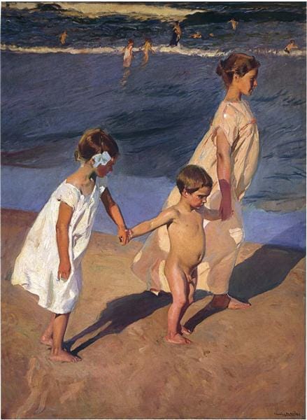 Joaquin Sorolla, To The Water Valencia - 1908