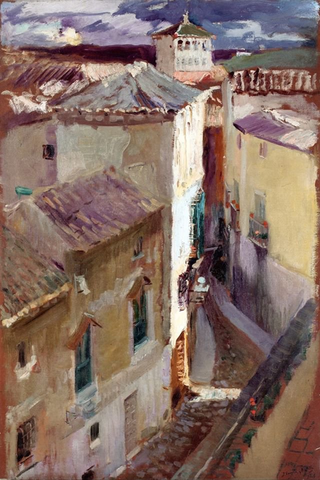Joaquin Sorolla, A Street In Toledo - 1906