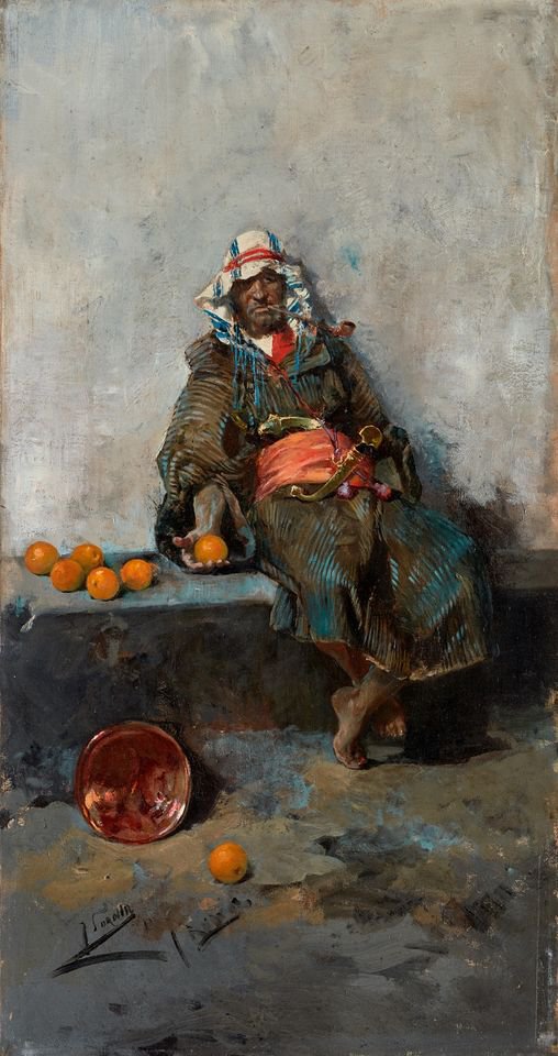 Joaquin Sorolla, Moro Con Naranjas Roma 1885-1886