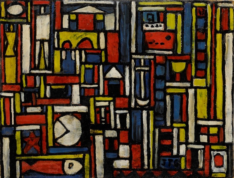 Joaquín Torres-García, Constructivo a cinco tonos, 1943