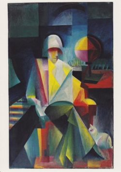 Johannes Itten, Der Bachsänger (Helge Lindberg) - 1916 reproduction peinte à la main