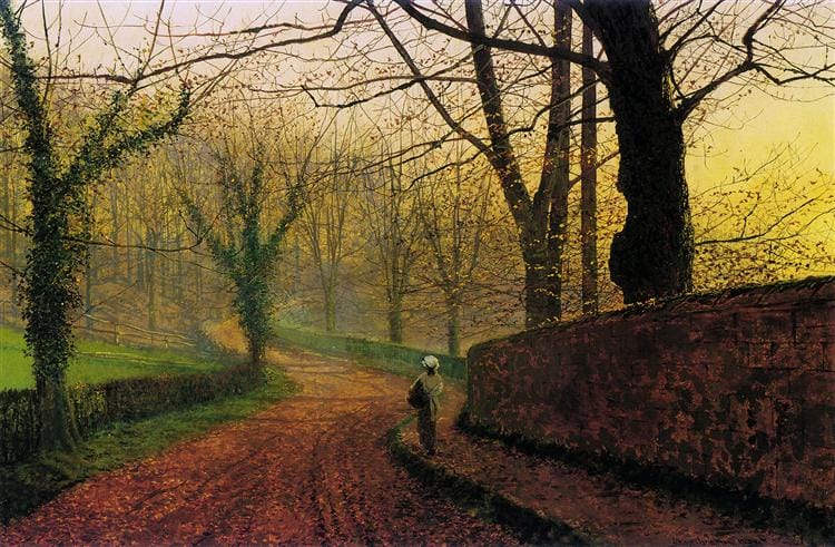 John Atkinson Grimshaw Stapleton Park Near Pontefract Sun 1887