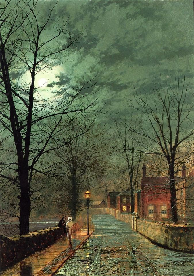 John Atkinson Grimshaw The Gossips Bonchurch Isle Of Wight 1880
