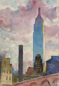 John Held Jr Untitled 1935 reproduction peinte à la main