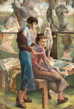 John Laurie Interested And Disinterested 1939 reproduction peinte à la main