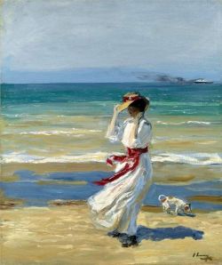 John Lavery A Windy Day Ca. 1910 reproduction peinte à la main