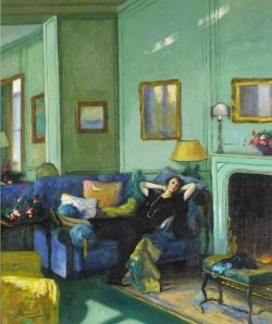 John Lavery Mrs Osler 1929 reproduction peinte à la main