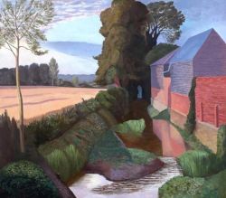 John Nash Mill Building Boxted 1962 reproduction peinte à la main