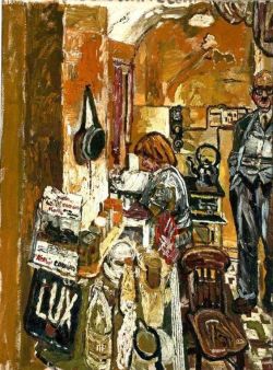 John Randall Bratby Kitchen Interior 1955-56 reproduction peinte à la main
