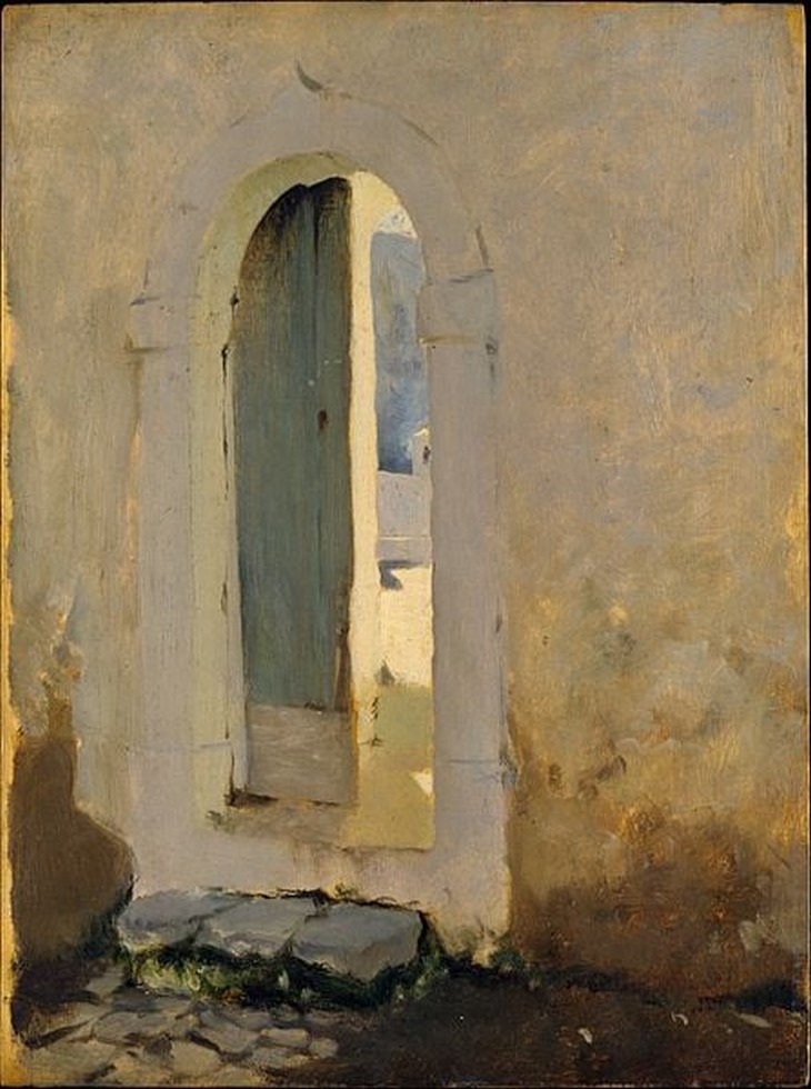 John Singer Sargent, Open Doorway, Morocco, c. 1879-80