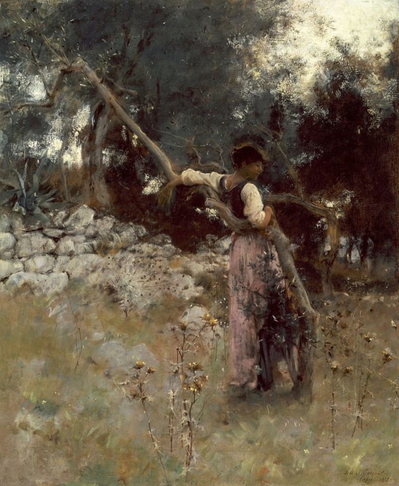 John Singer Sargent Rosina Ferrara - A Capriote Capri Girl 1868