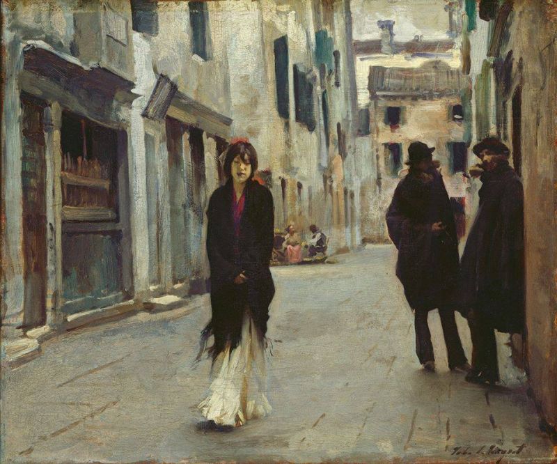 John Singer Sargent Street In Venice C. 1882