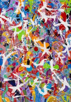Peinture sur toile de Joneone Lockdown 100 X 70 Cm reproduction peinte à la main