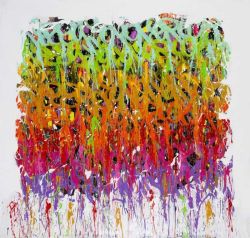 Peinture sur toile de Jonone Blast Me reproduction peinte à la main