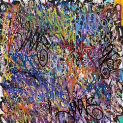 Peinture sur toile de Jonone Couches Apres Couches De Couleurs reproduction peinte à la main