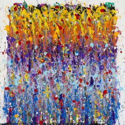 Peinture sur toile de Jonone One Very Important Thought reproduction peinte à la main