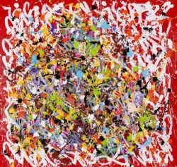 Peinture sur toile de Jonone Open Your Eyes reproduction peinte à la main
