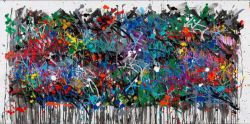 Peinture sur toile de Jonone Open Your Eyes 2014 reproduction peinte à la main