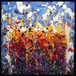 Peinture sur toile de Jonone The Edge Of Pluto reproduction peinte à la main