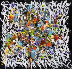 Peinture sur toile de Jonone Touched reproduction peinte à la main