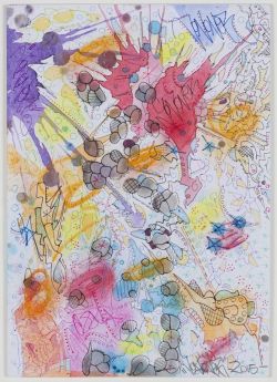 Peinture sur toile de Jonone Untitled Drawing reproduction peinte à la main