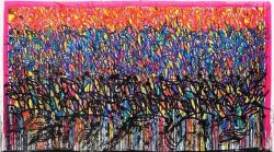 Peinture sur toile de Jonone Wipe Out - 200 X 112 Cm reproduction peinte à la main